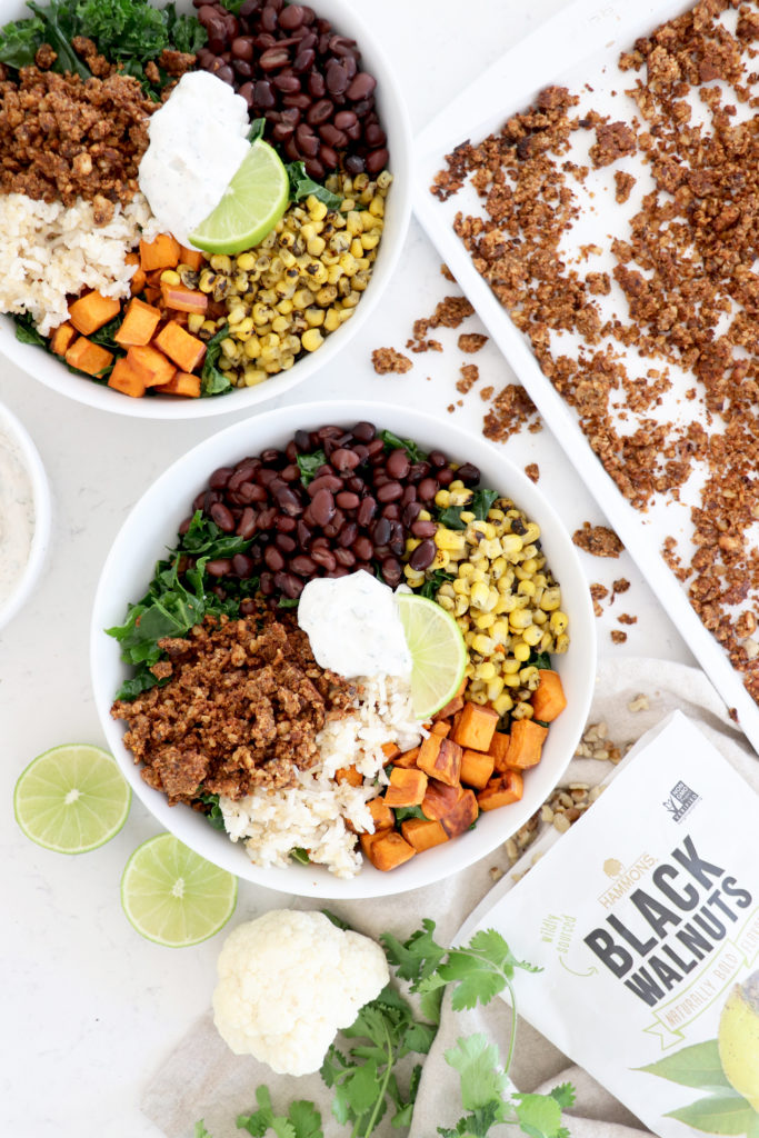 Black Walnut Burrito Bowl - Hammons Black Walnuts